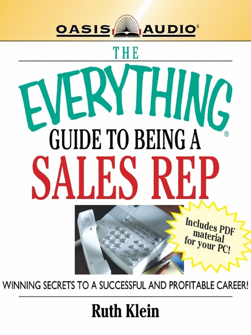Title details for The Everything Guide to Being a Sales Rep by Ruth Klein - Wait list